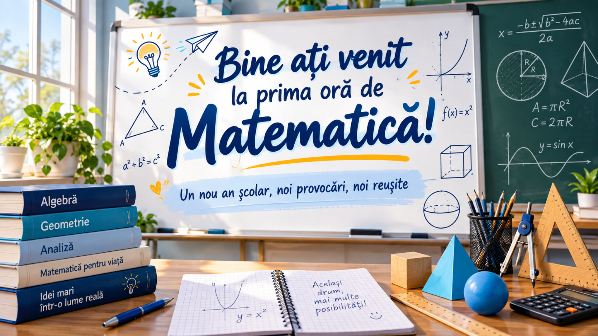 Matematica altfel: Cum a debutat noul an școlar la LTEG
